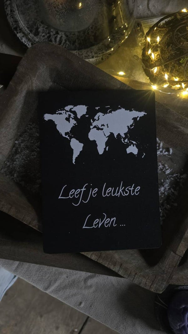Bordje 'leukste leven'