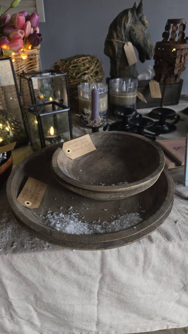 Houten bord old wood klein