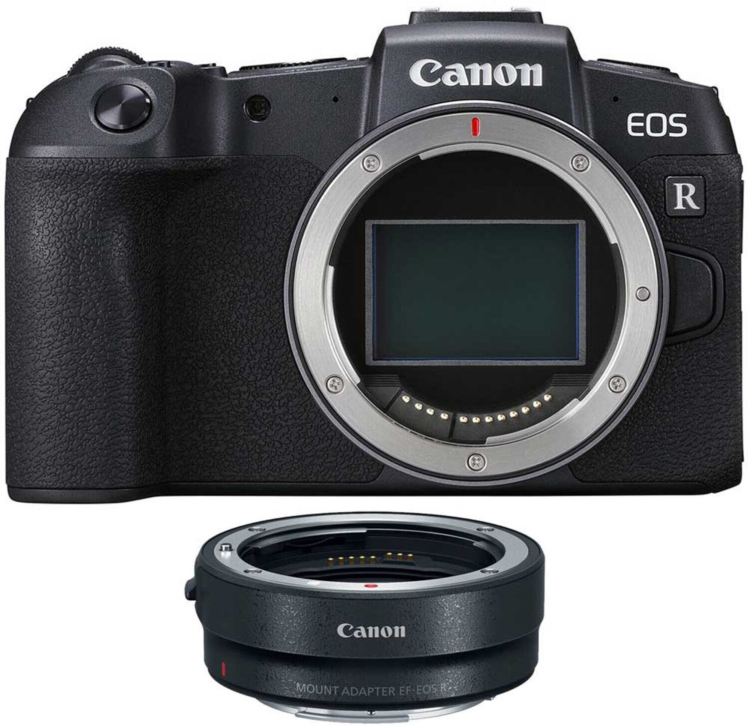 Canon EOS RP Systemkamera mit 26,6 Megapixel Vollformat-Sensor + Adapter EF-EOS R