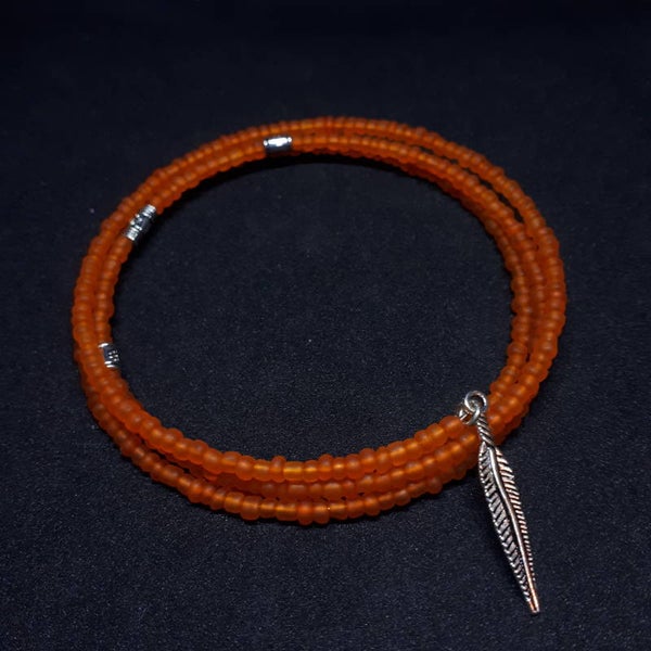 1061 - orange feather