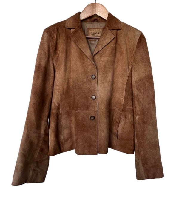 Vintage suede Arma jacket.