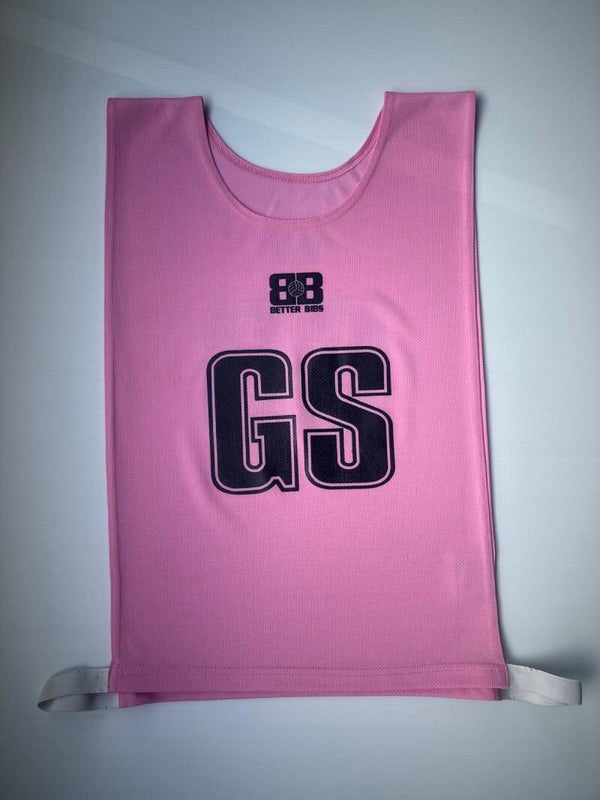 Pink with Dark Navy Lettering