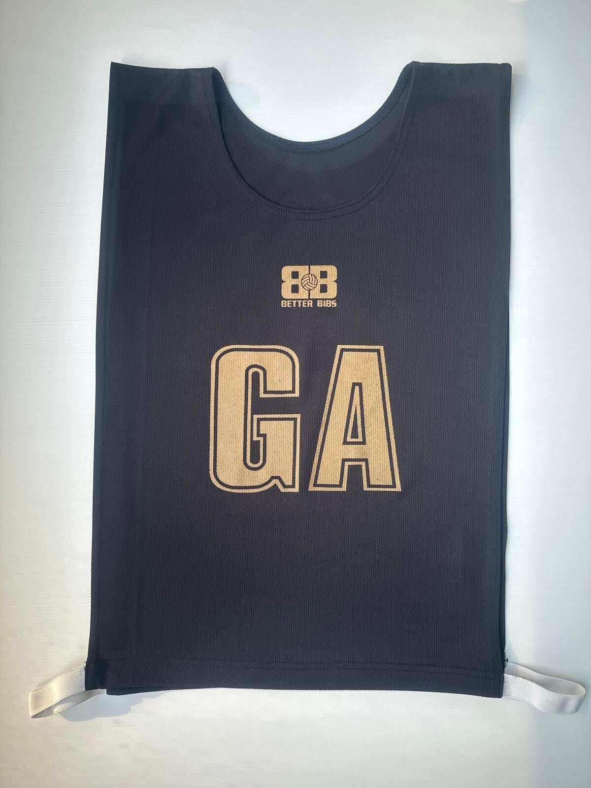 Black with Gold Lettering