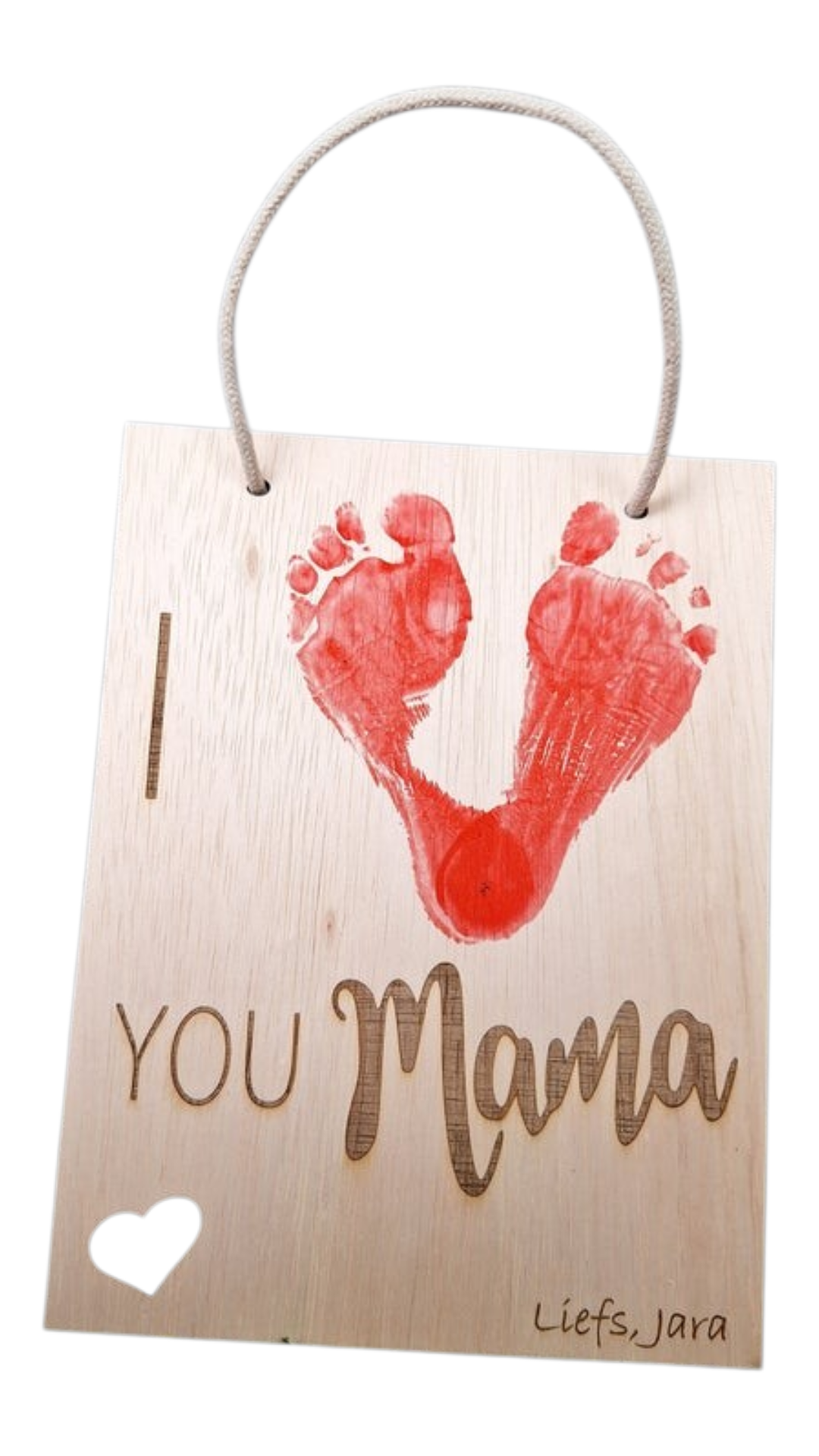 Moederdag DIY met voetjes