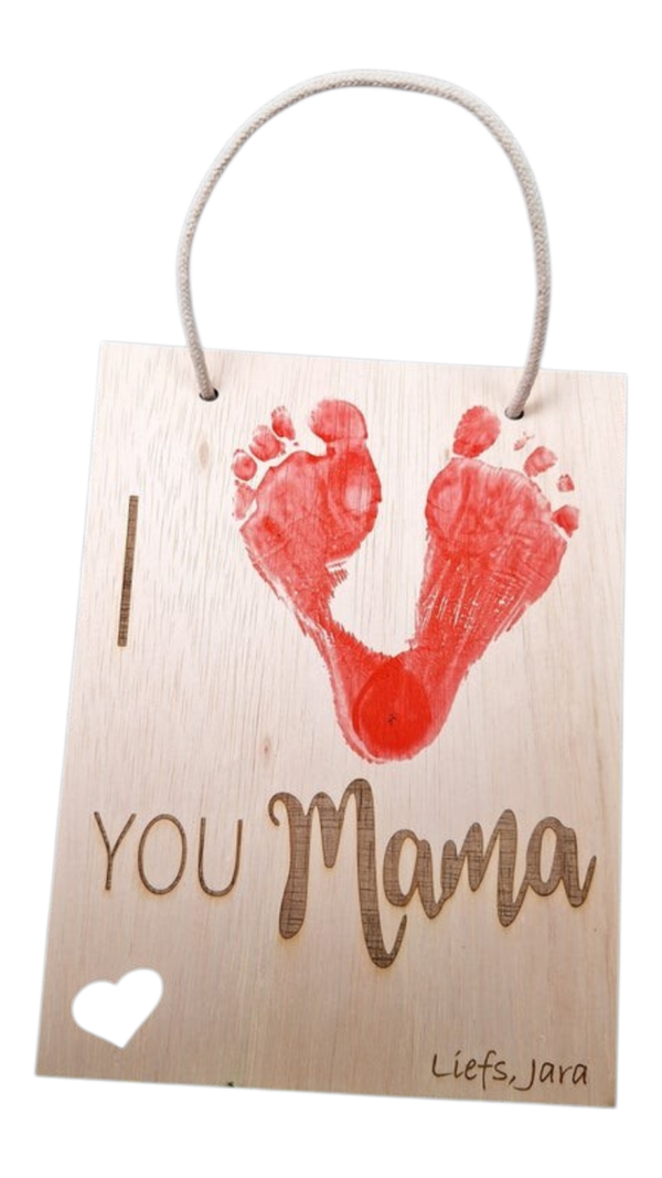 Moederdag DIY met voetjes