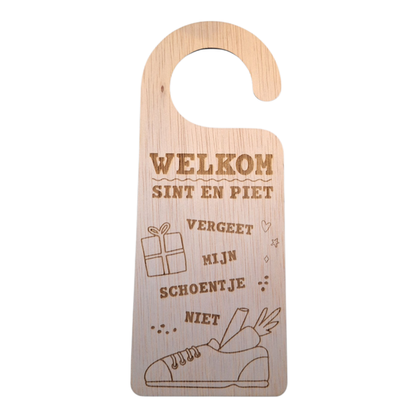 Sinterklaas deurhanger