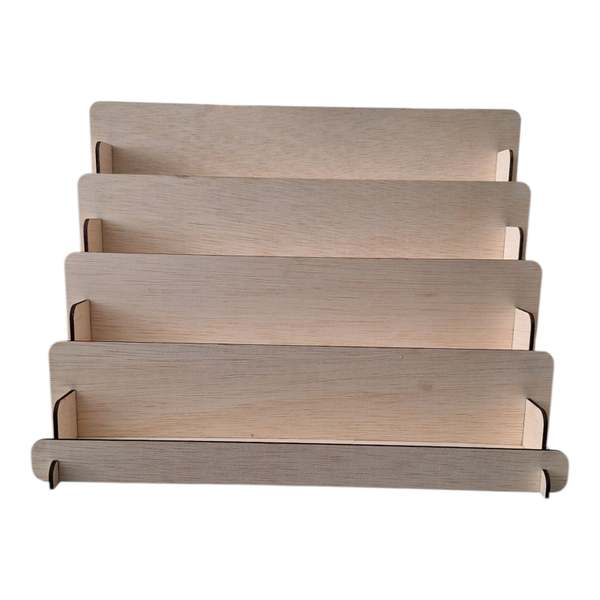 Houten DISPLAY 4laags breed