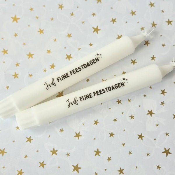 Kaars JUF, fijne feestdagen!