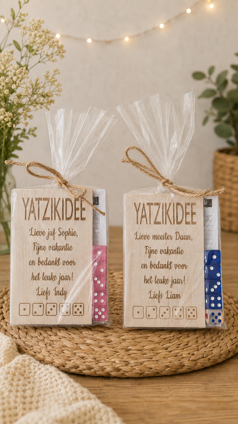 Bedankt voor het leuke jaar YAHTZEE