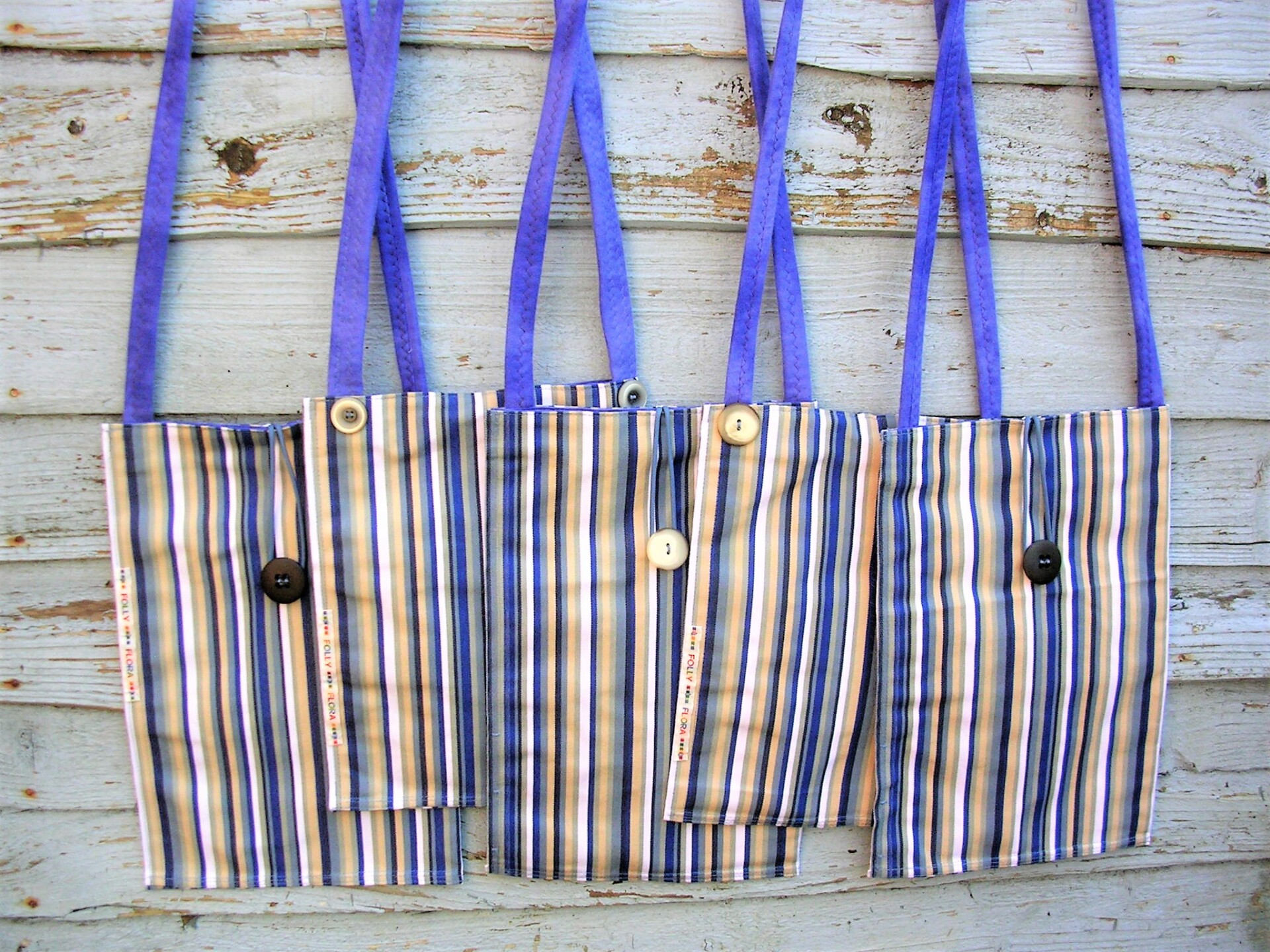 DENIM BLUE STRIPES W22xL28/33cms