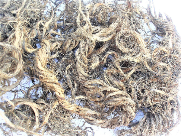 JUTE SCRAPS TEXTURES FIBRES