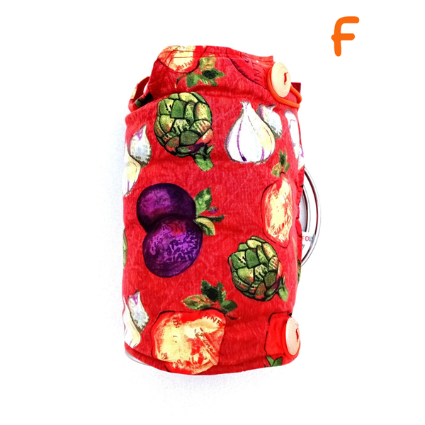 MEDIUM 'FRUIT & VEG' COSIES 19/20x36cms - F,J,K