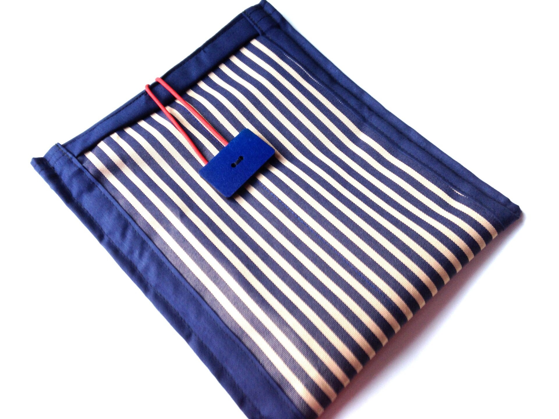 NAVY STRIPE POUCH PP-Z