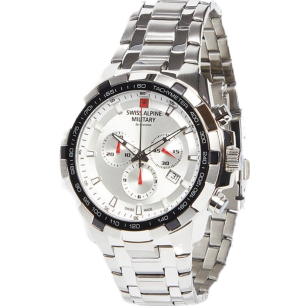 Swiss Alpine Military Tachymeter Herrenuhr Chronograph