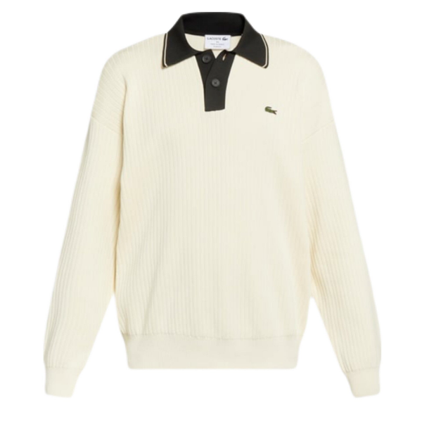 Lacoste® Strickpolo Weiß