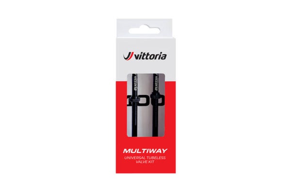 VITTORIA MULTIWAY TUBELESS VALVE ALLOY ZWART (SET 2 PCS)