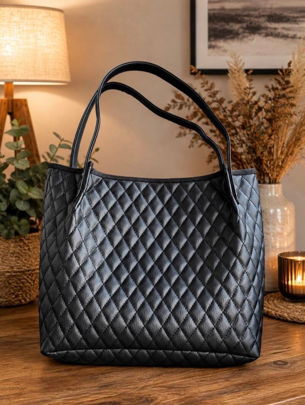 Sac noir Matelassé