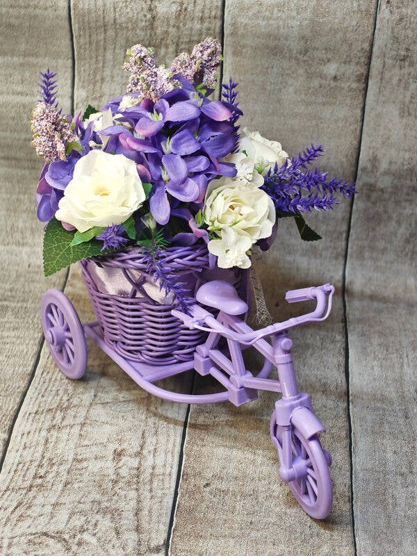 ✨ Tricycle Fleuri "Éclat de Lavande"
