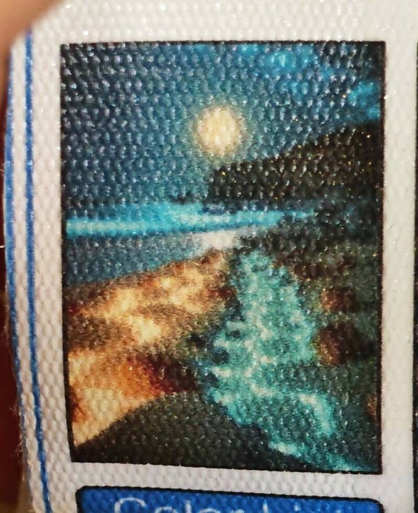 Toile thème coucher de soleil plage