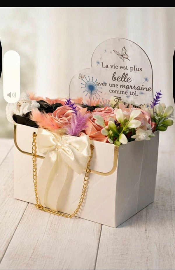 Sac florale "Douce Marraine"