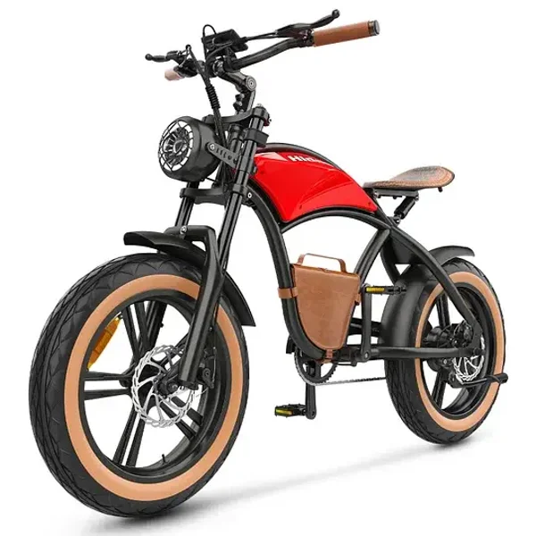 Hidoes B10 1000W Moteur 48V 12.5Ah Batterie Vitesse 45 km/h Longue portée 64km Fat Tire Cruiser Vélo électrique
