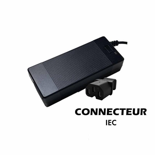 Chargeur 60V ➡️ 67.2V / 2A Prise IEC City coco