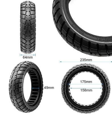 Pneu plein ultra-léger offroad 60/70-7/B50 Ninebot Segway ZT3