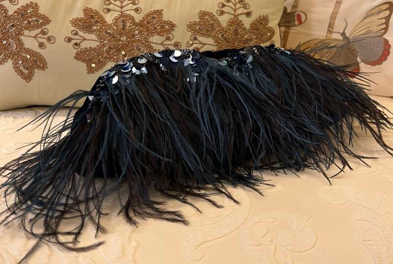 Black Long Feathers