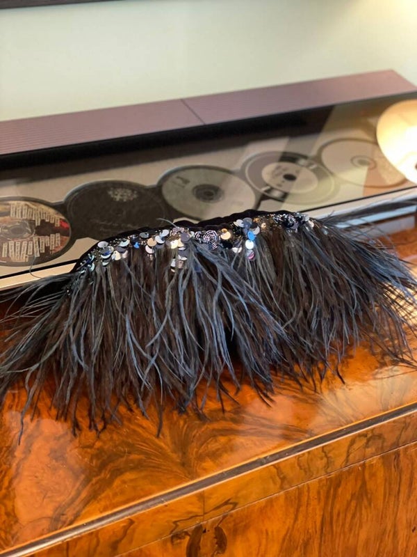 Black Long Feathers