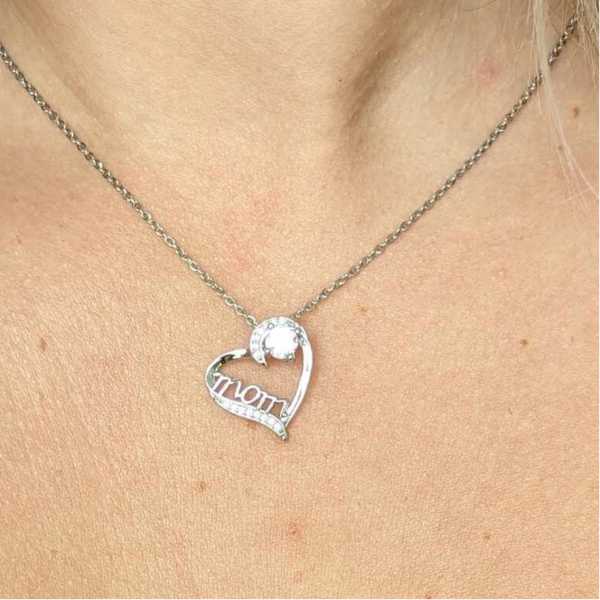 Chaîne pendentif Coeur MOM