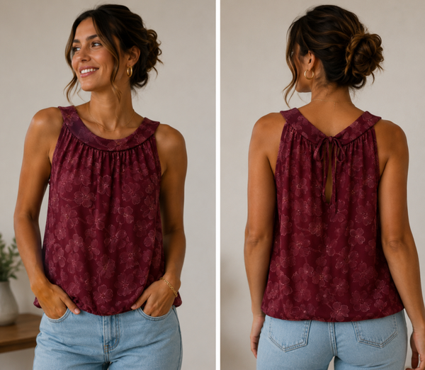 Top fluide Carla bordeu