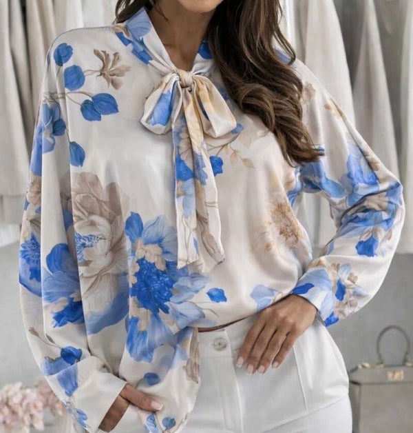 Blouse Charline bleu