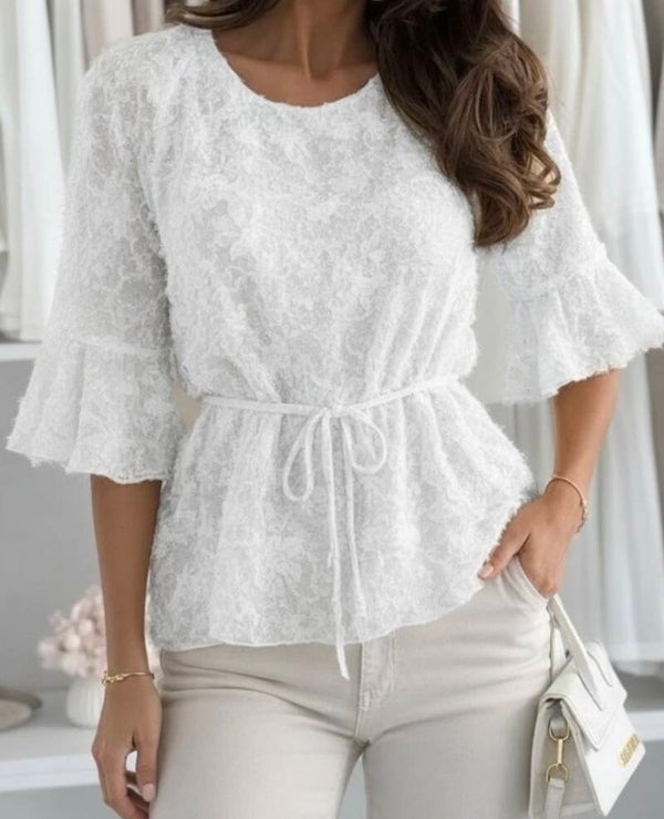 Blouse Tavira blanche