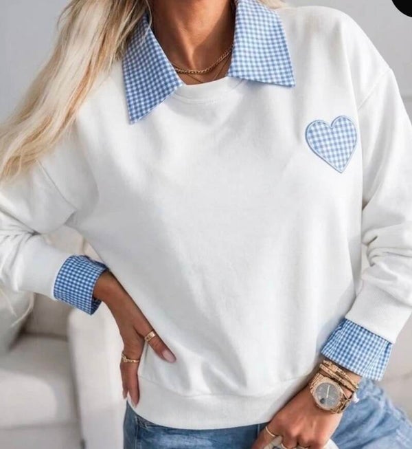 Sweat Angele blanc