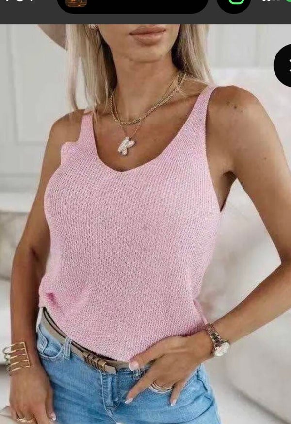 Top debardeur Celeste rose
