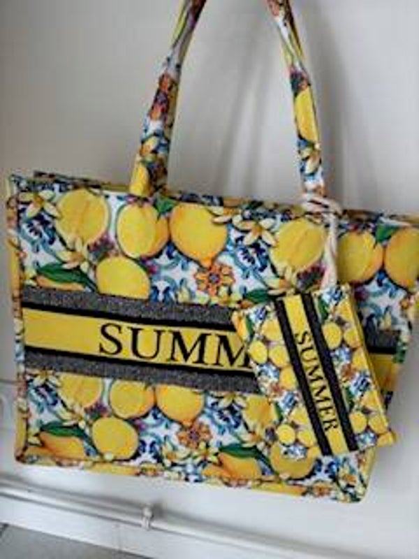 Sac summer jaune citron