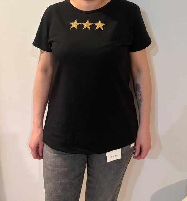 T-Shirt étoiles gold