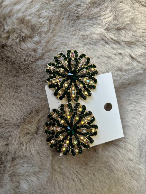 Boucle d’oreilles vertes