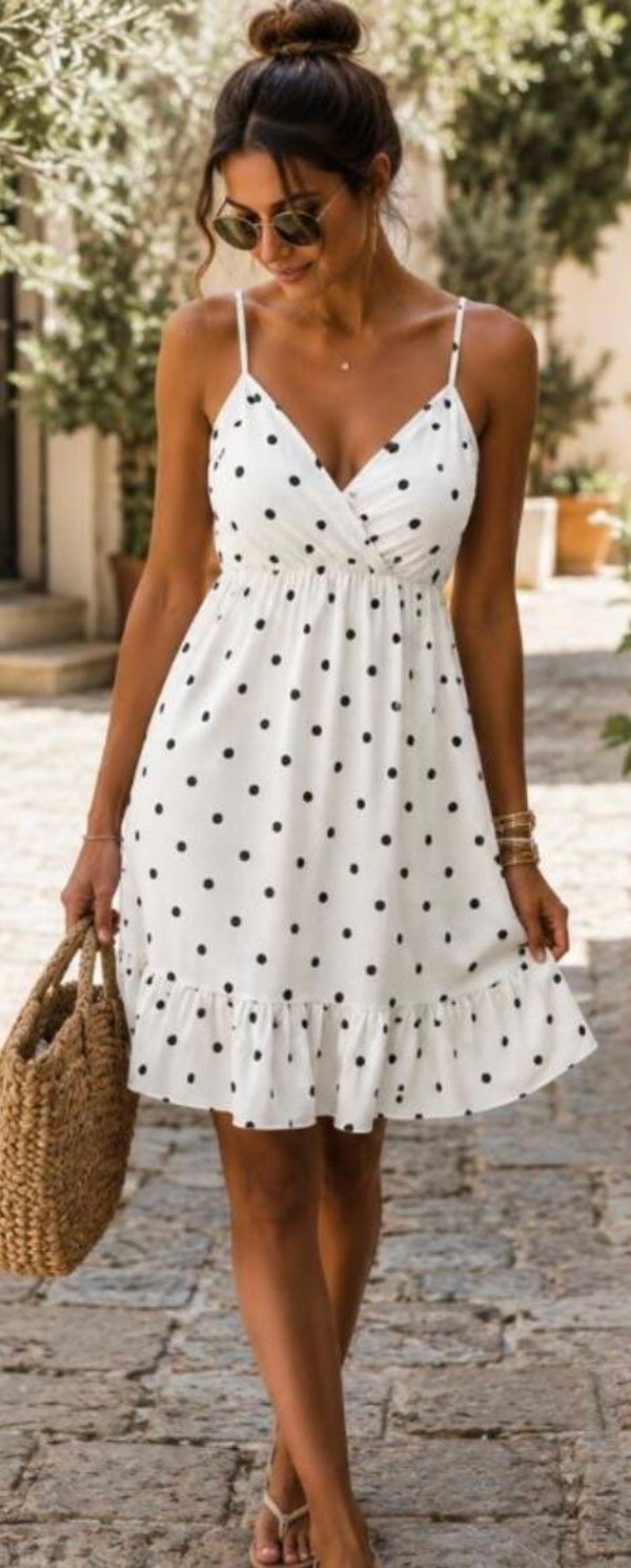 Robe courte Vita blanche