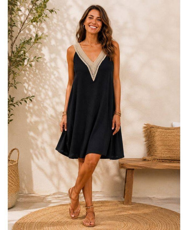 Robe courte Emily Noir