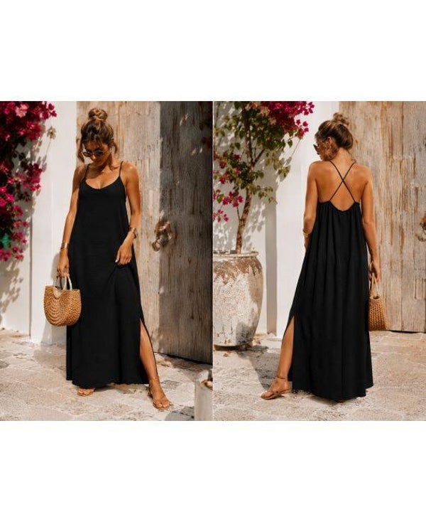 Robe longue Maddy noir