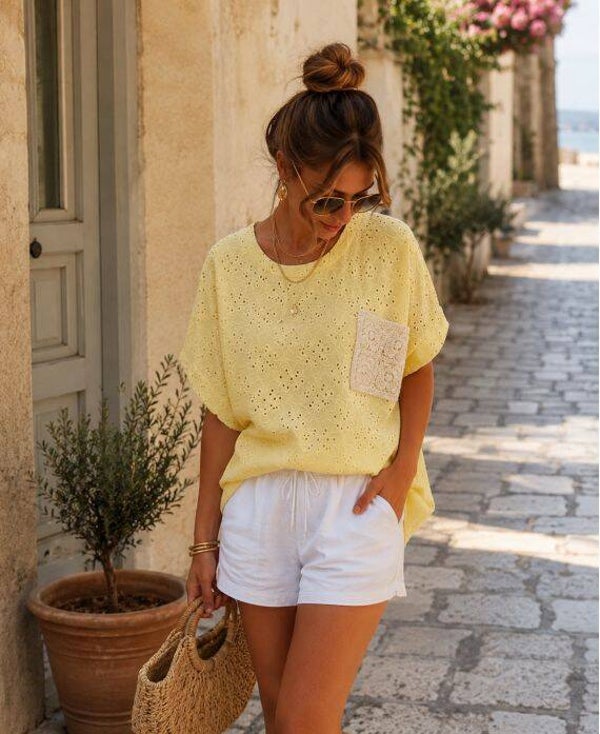 T-shirt Sandro jaune
