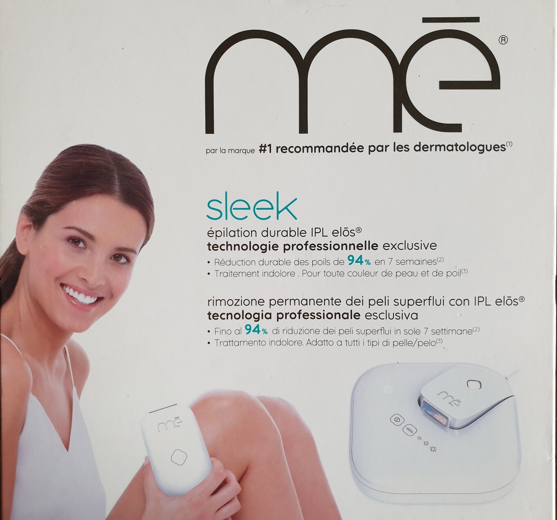 Me sleek iluminatie ontharings-apparaat