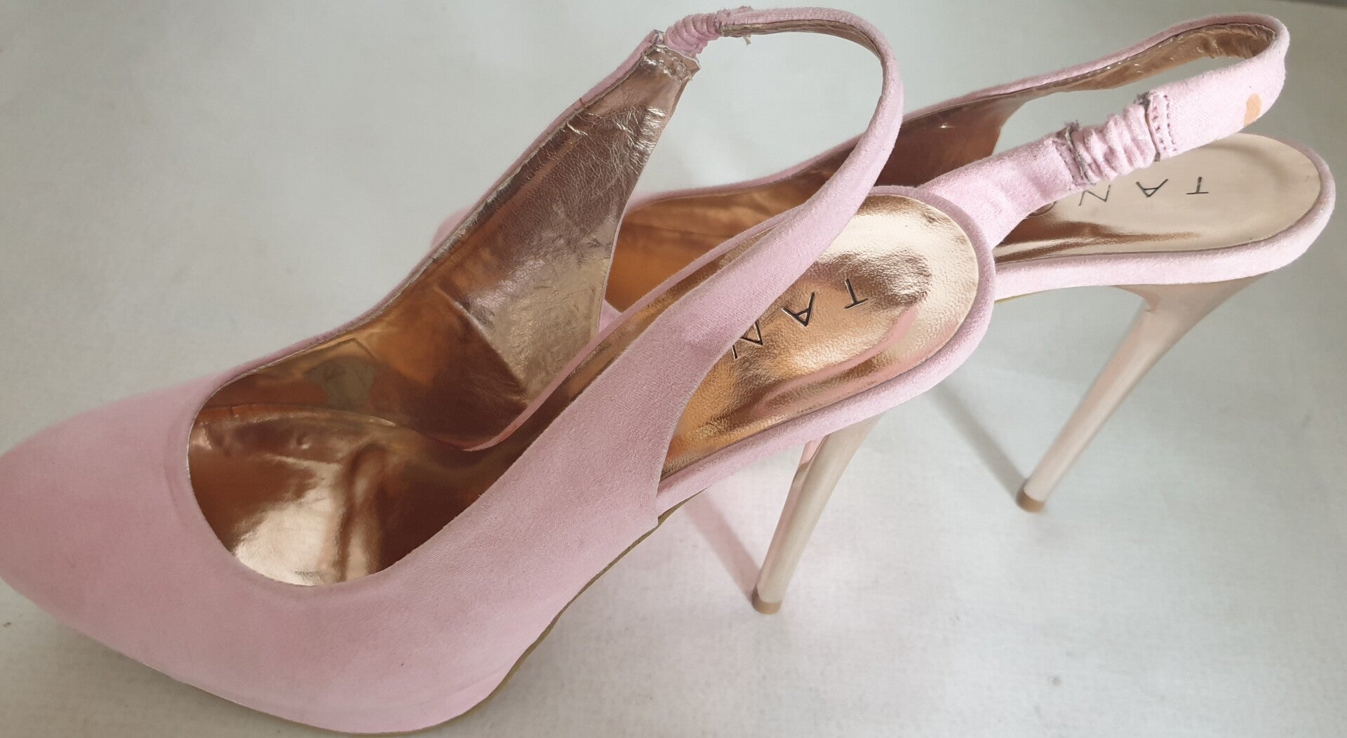 Tango suede pumps roze