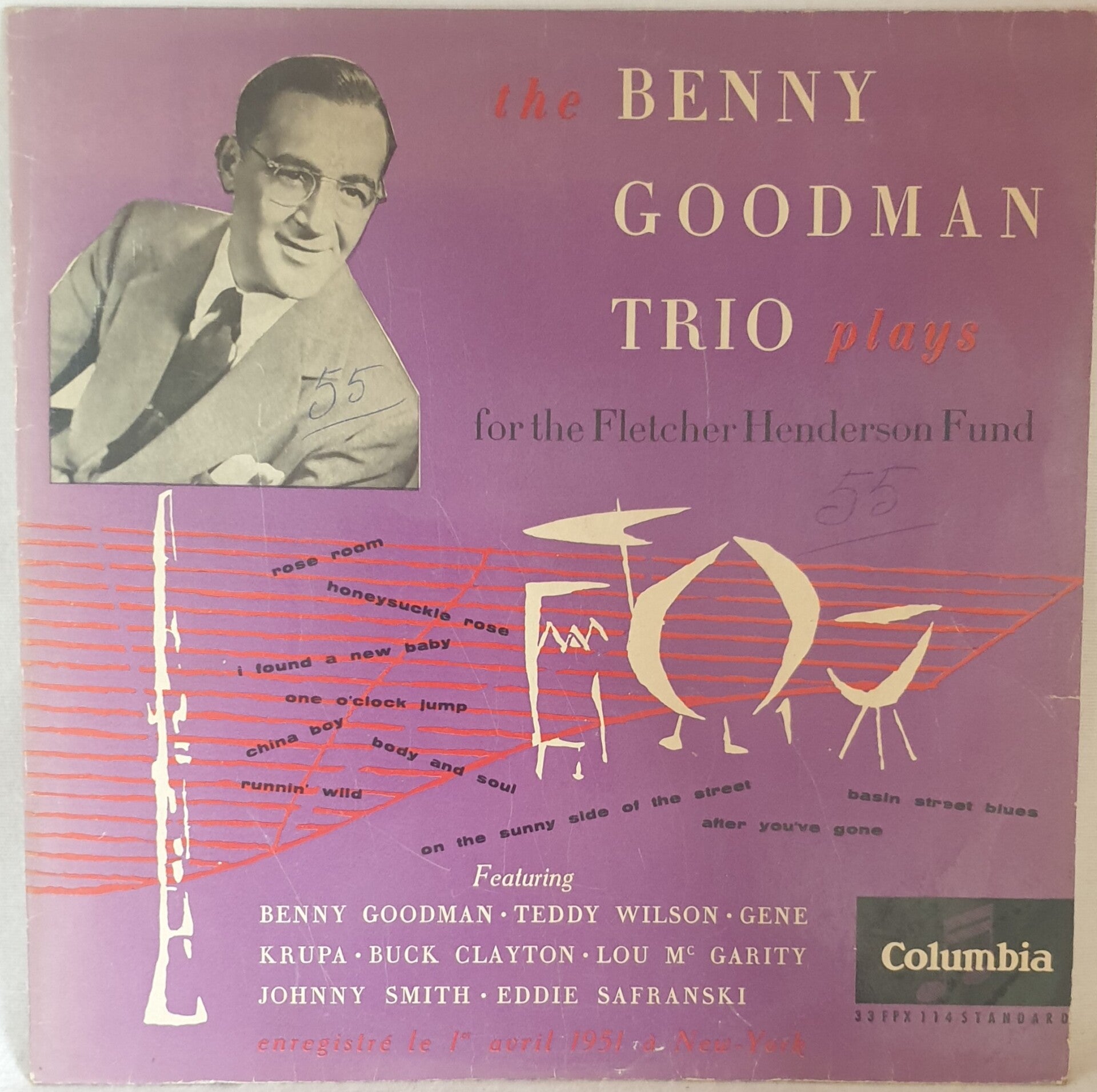 Benny Goodman trio plays for Fletcher Henderson fund