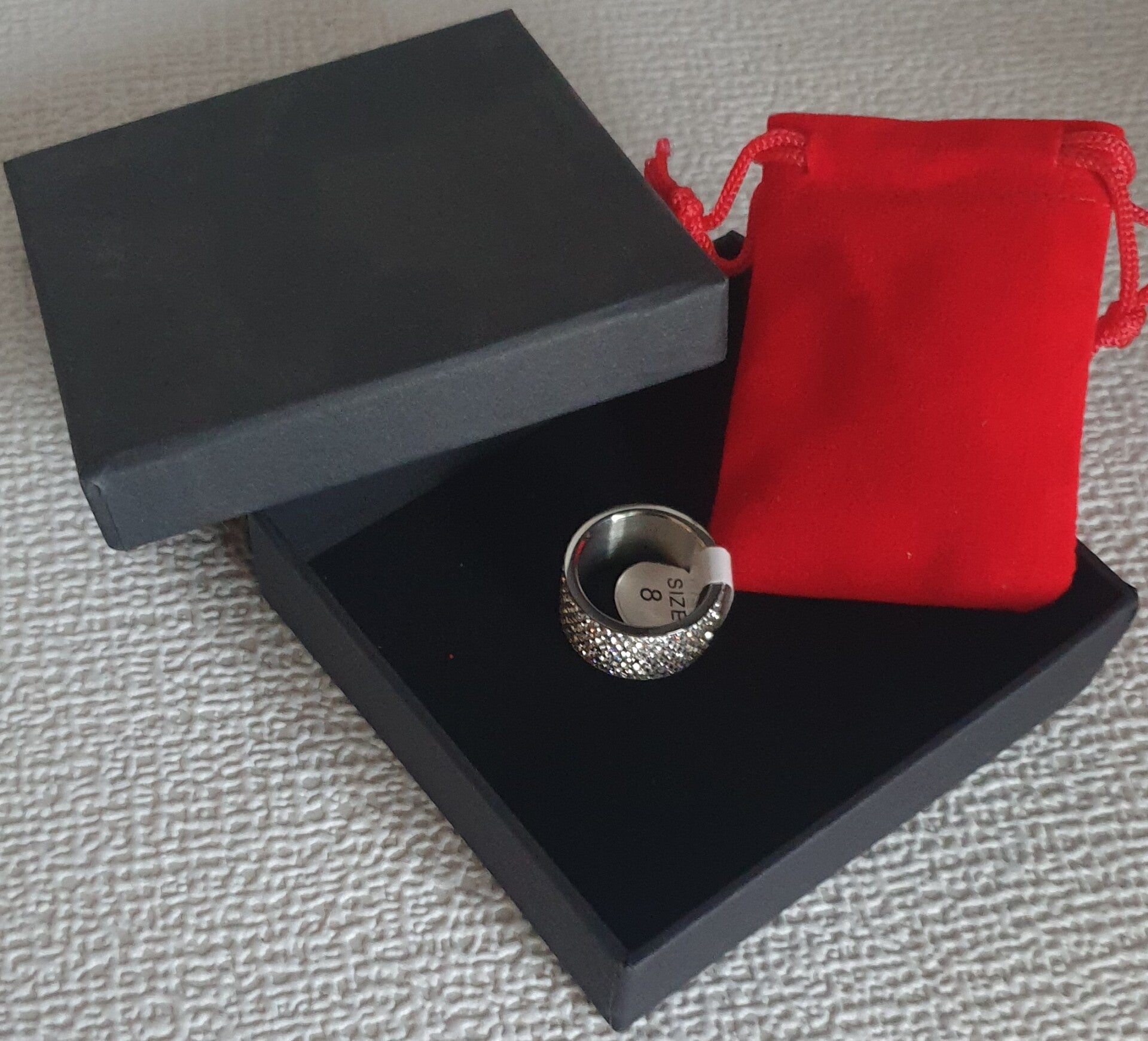 Barclays ring Silver