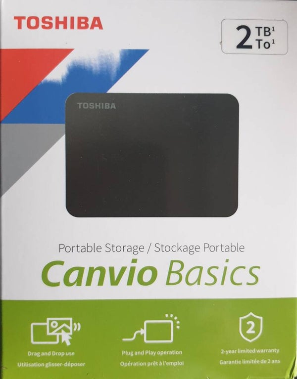 Toshiba Canvio Basics 2TB externe harde schijf