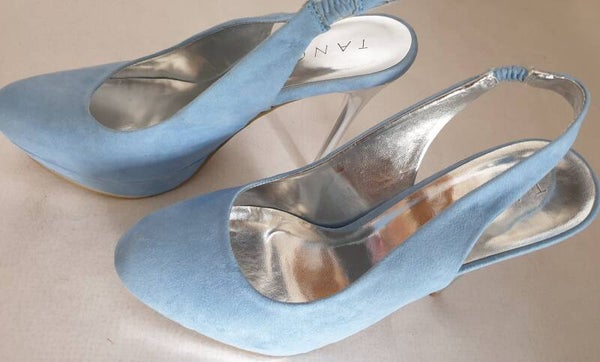 Tango suede pumps blauw