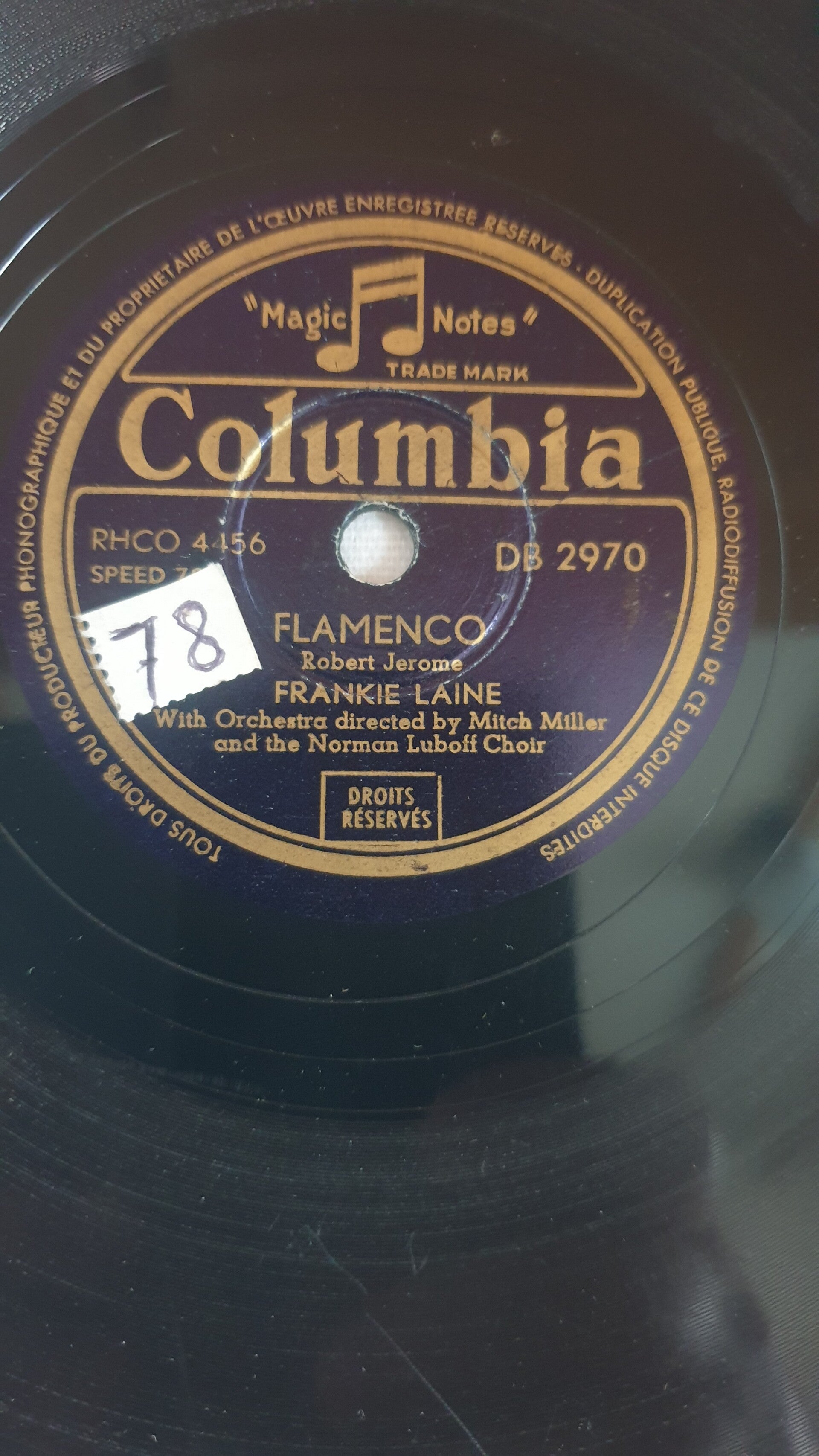 78 toeren Frankie Laine - Jealousy