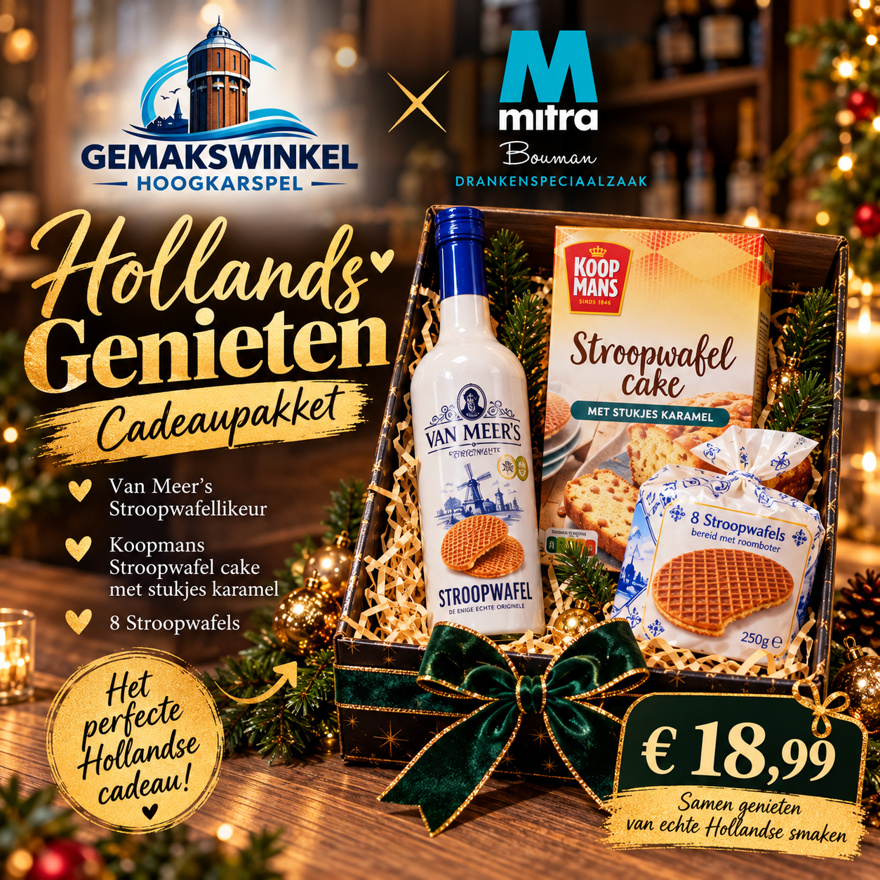 Hollands Genieten – Een heerlijk cadeau vol Hollandse lekkernijen